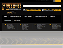 Tablet Screenshot of mikefit.com